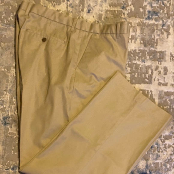 tailored khaki pants